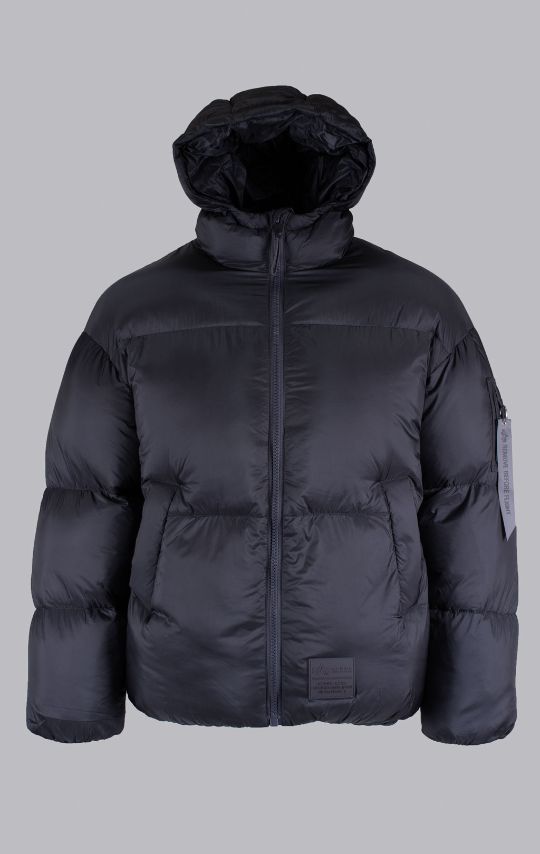 Куртка-пуховик ALPHA INDUSTRIES CLOUD PUFFER BOMBER vintage grey