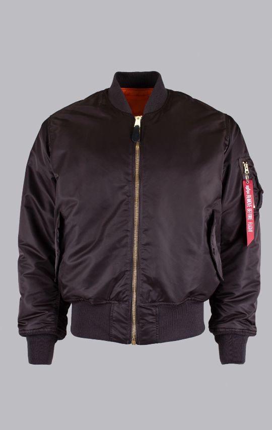 Бомбер ALPHA INDUSTRIES MA-1 HERITAGE hunter brown