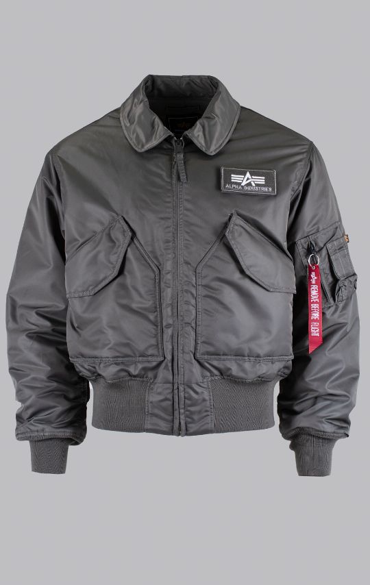 Куртка летная ALPHA INDUSTRIES CWU 45 HERITAGE rep. Grey