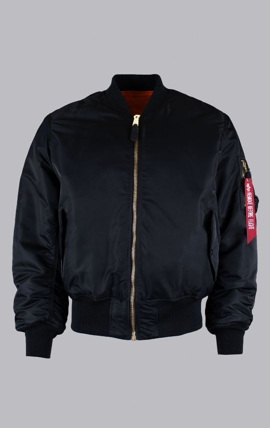 Бомбер ALPHA INDUSTRIES MA-1 HERITAGE black