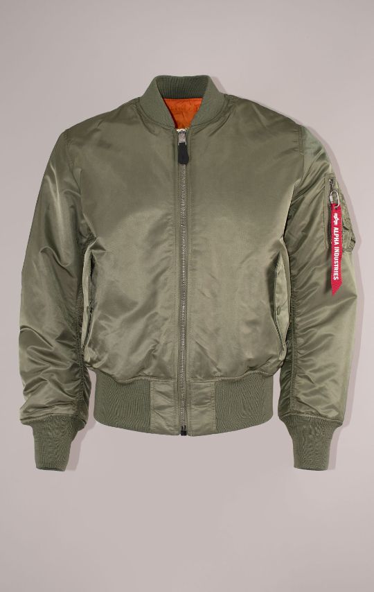 Бомбер ALPHA INDUSTRIES MA-1 HERITAGE FIT FLIGHT JACKET FW 26/27 sage