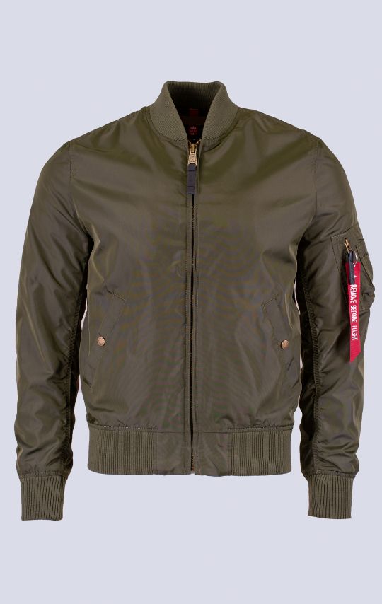 Ветровка-бомбер ALPHA INDUSTRIES TT MA-1 dark green
