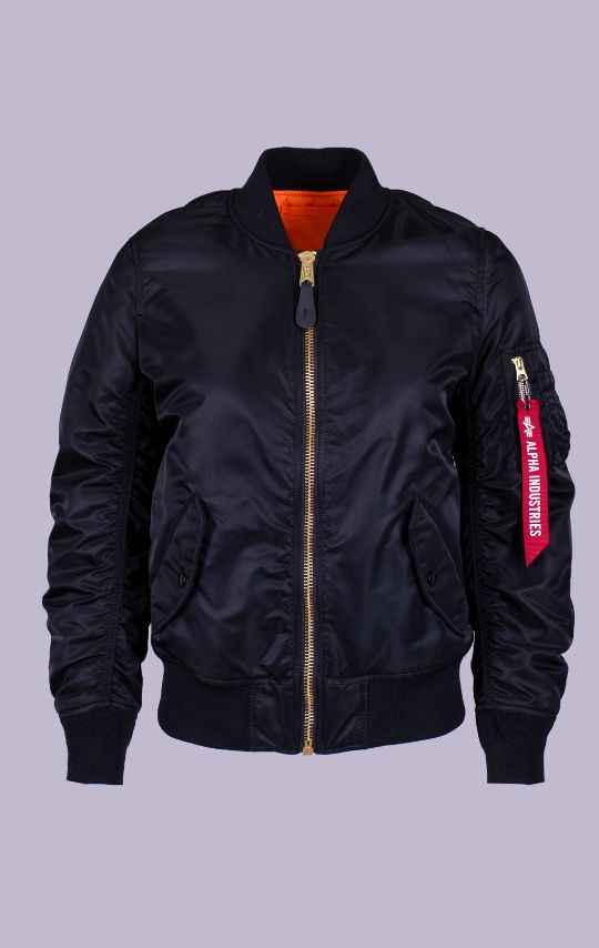Женский бомбер ALPHA INDUSTRIES MA-1 W SS 26 black