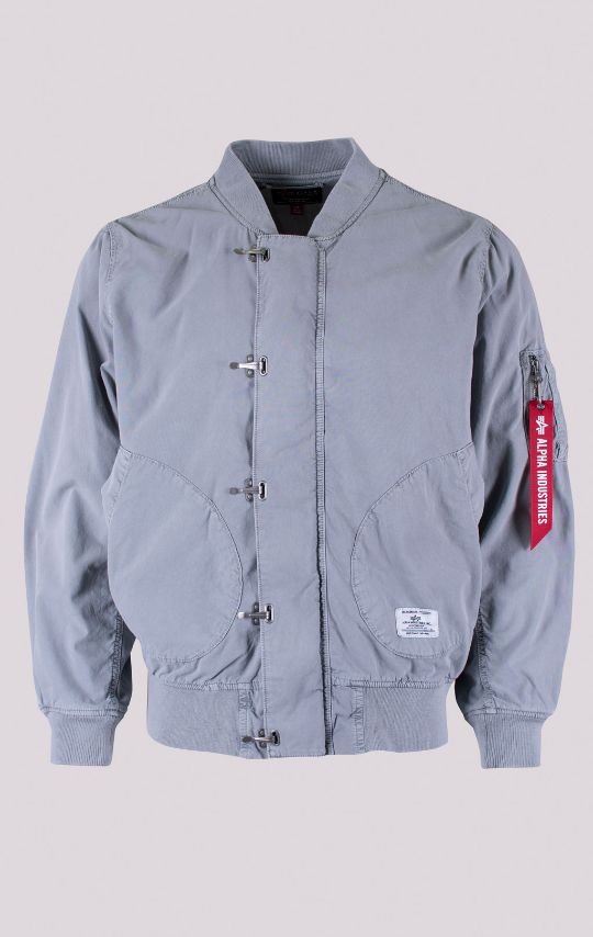 Ветровка ALPHA INDUSTRIES US NAVY DECK HOOKED MOD JACKET SS 24 m aircraft gray
